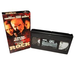 THE ROCK Sean Connery Nicolas Cage Ed Harris vintage VHS in original paper case